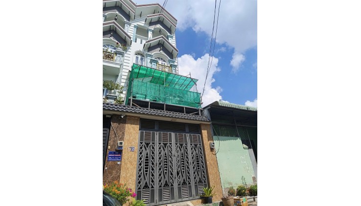 NHÀ ĐẸP HƯƠNG LỘ 2 HẺM 7M XE HƠI TẬN CỬA - 68M2 (4X17) 4 TẦNG Ở NGAY -  CHỈ 5.xx T